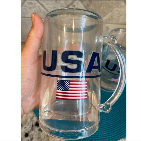 USA Keep Cold Beer Soda Mug - Picture 1 of 9